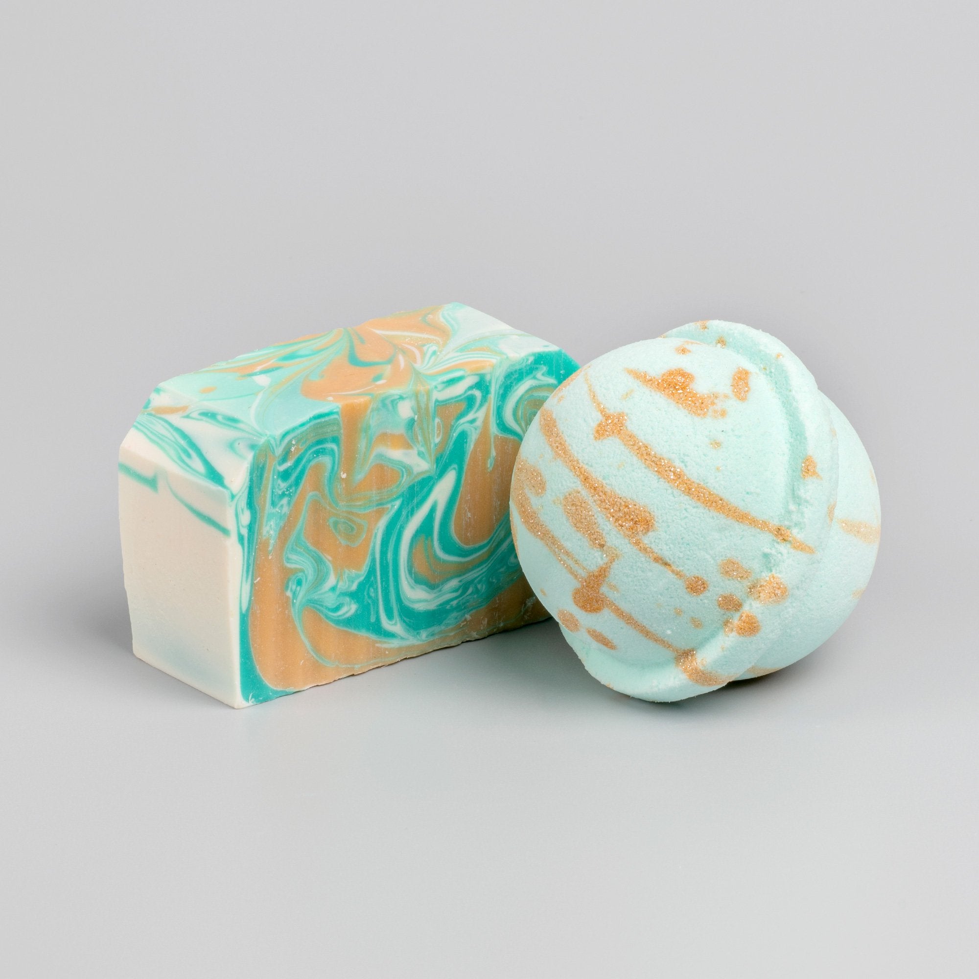 Custom Soap Loaf And Bath Bomb Bundle